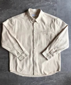 Áo sơmi denim XT cao cấp B5153 Buivintage, vải dày dặn phom over.